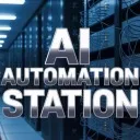 Logo AI <mark>Automation</mark> Station ⚡