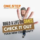 Logo ONE.STEP Build a Life on Dance